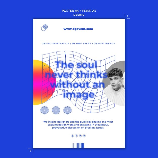 Design event print template
