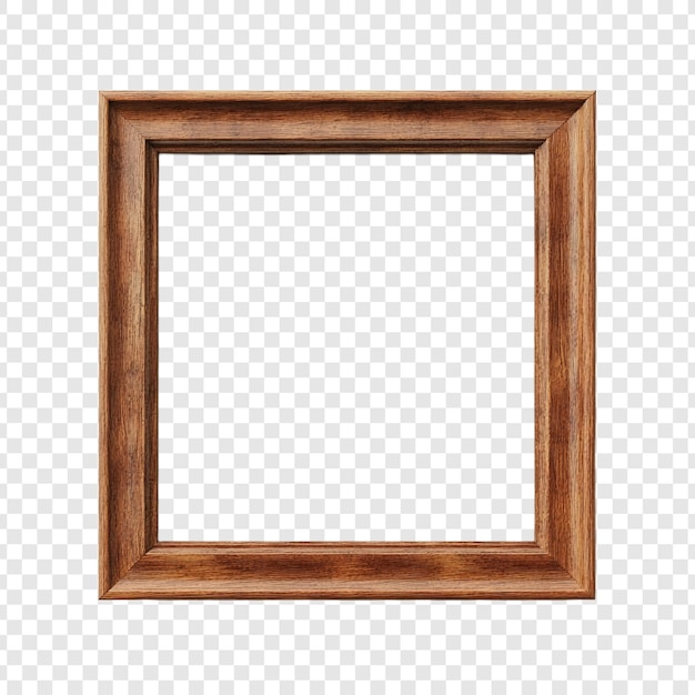 Elegant Square Wooden Frame Perfect for Displaying Your Artwork or Photos