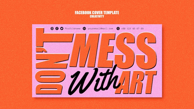 Gratis PSD flat design kreativitet mal