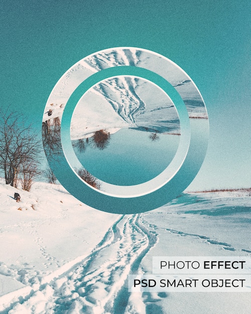 Geometrical reflection photo effect