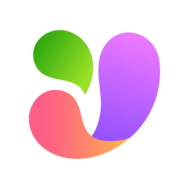 gradient abstract logo