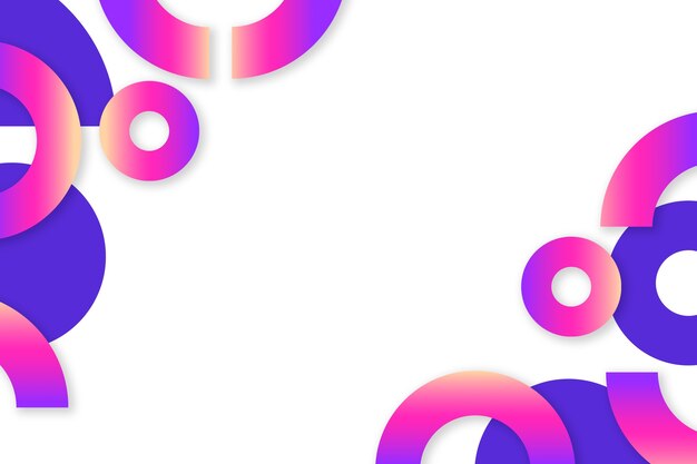 Gradient abstrakte rammer