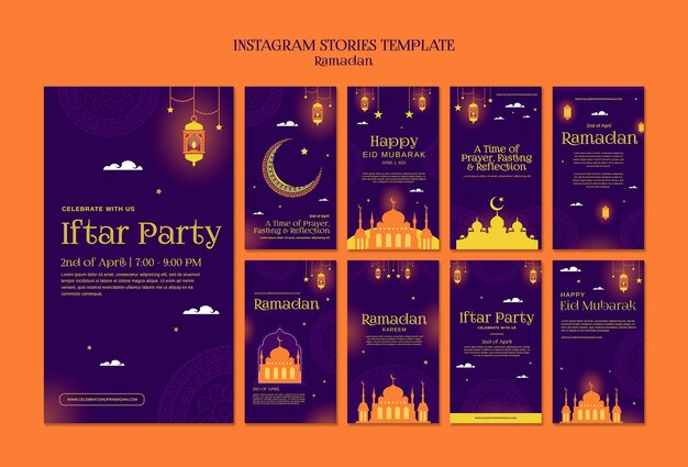gradient ramadan template