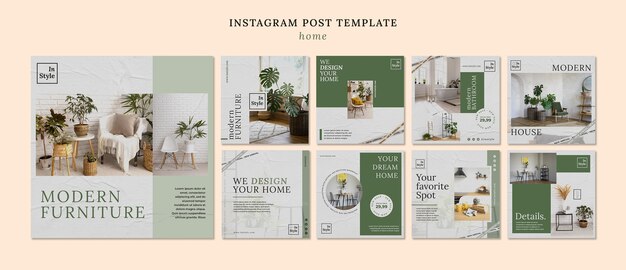 home interior design  instagram posts