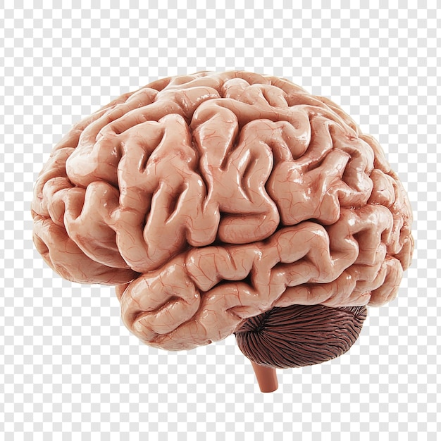 human brain anatomy a detailed 3d render of the cerebral cortex and cerebellum