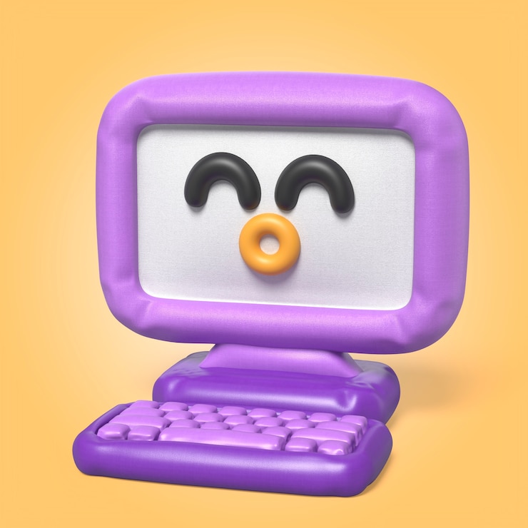Gratis PSD inflated kawaii style element icon design
