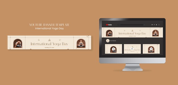 international yoga day youtube banner