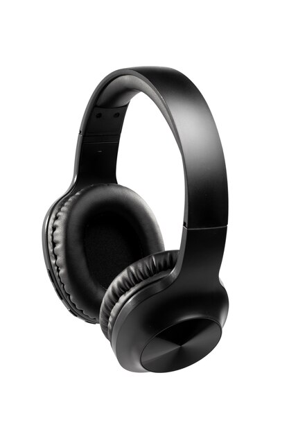 Levitating  headphones still life