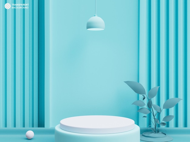luxury podium for product presentation 3d render