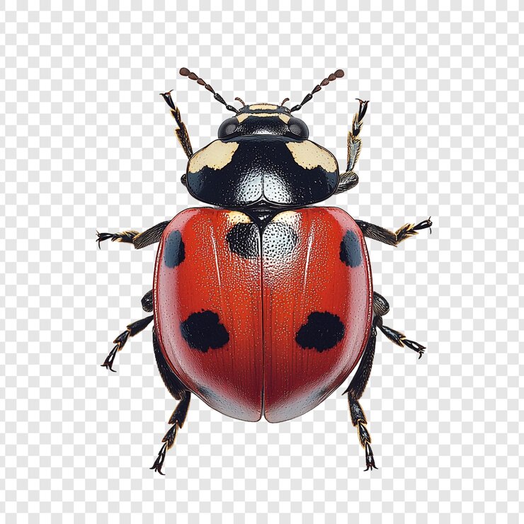 Gratis PSD magnificent ladybug a detailed closeup