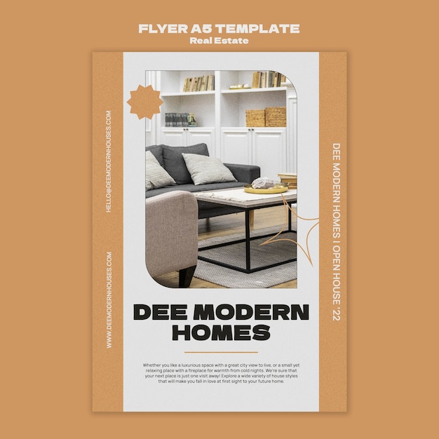 Mal for flat design eiendomsdesign