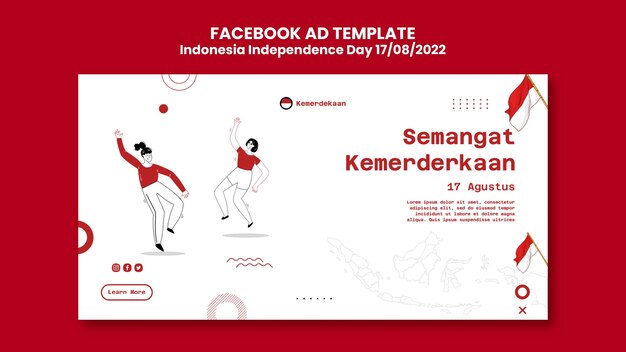 Maldesign for Indonesia sin uavhengighetsdag