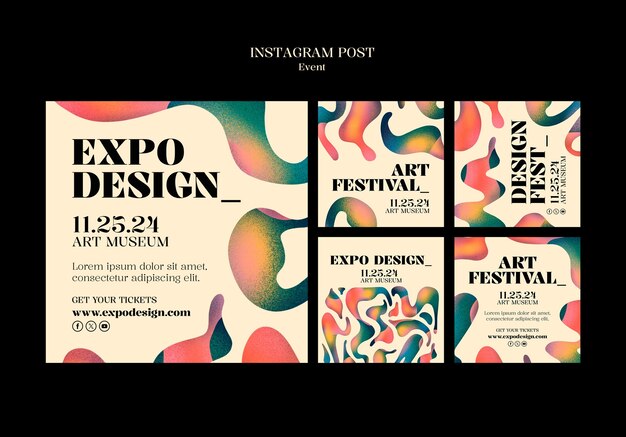 Maldesign for kunstarrangement