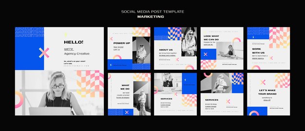 Marketing agency social media post