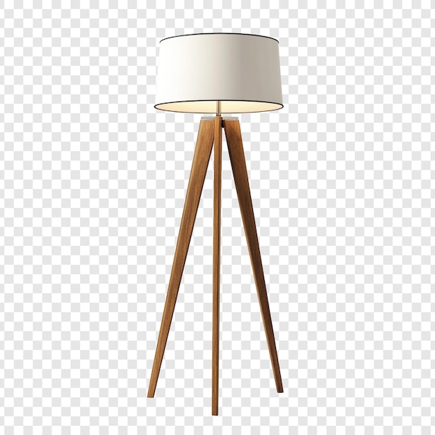 Modern Tripod Floor Lamp with White Shade