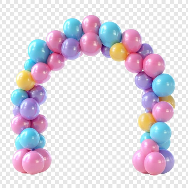 Pastel Balloon Arch for Party Decoration
