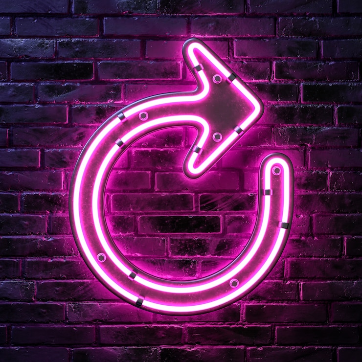 Gratis PSD pil neon ikon design