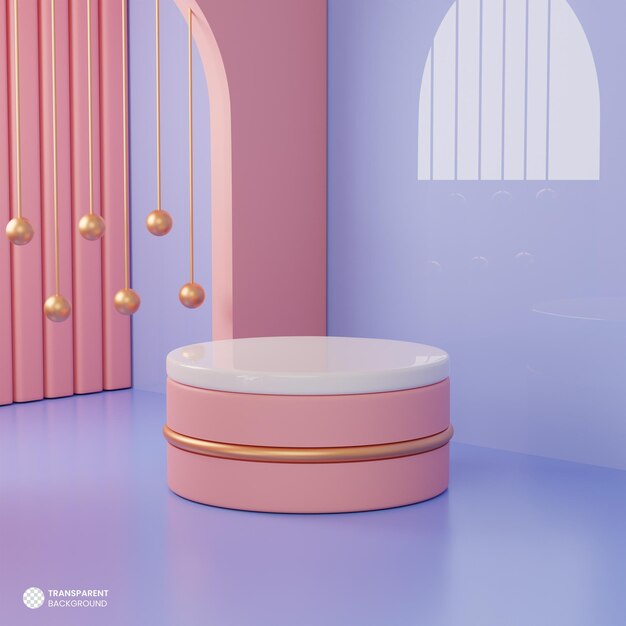 Produktvisning 3D-podiumbakgrunn