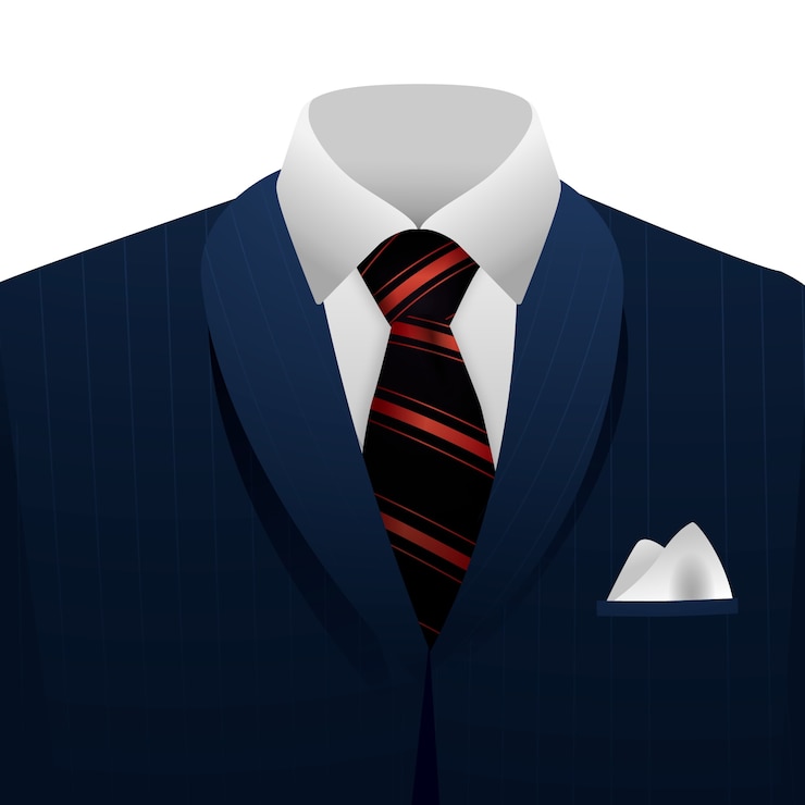 Gratis PSD realistic suit illustration