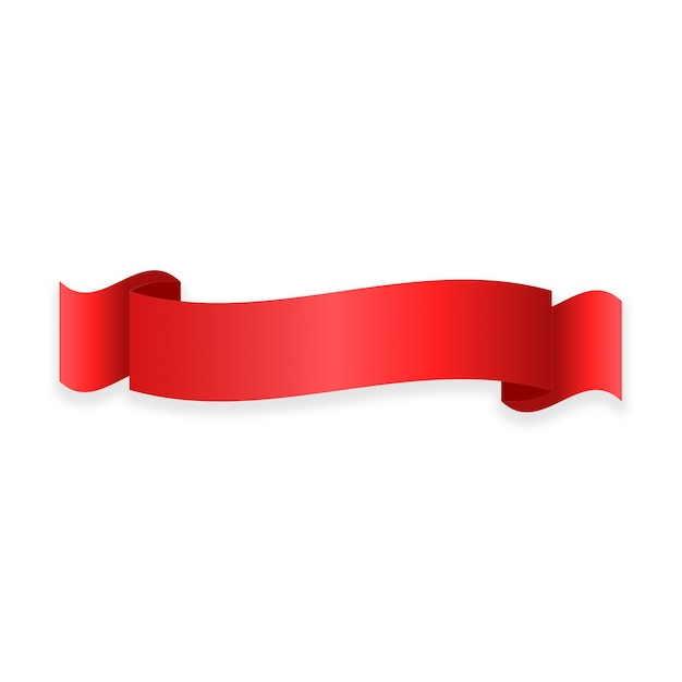 Realistisk rød etikett design