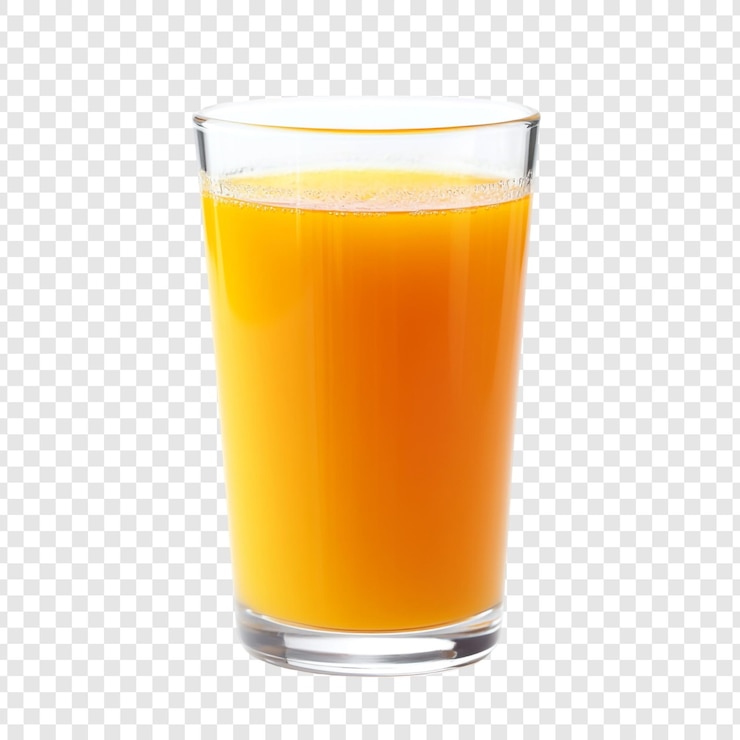 Gratis PSD refreshing glass of orange juice