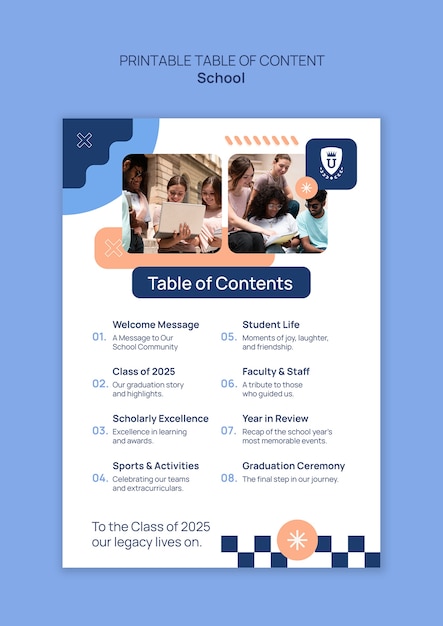 school programme template