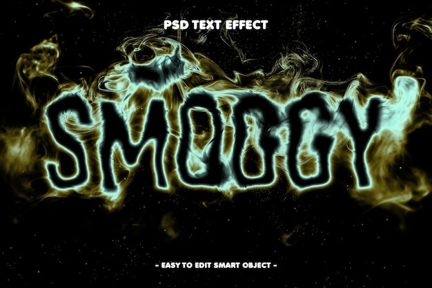 Smoggy Smoke Text Effect