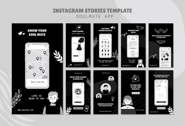 Soulmate app social media stories