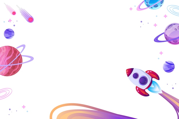 Space elements including  rocket