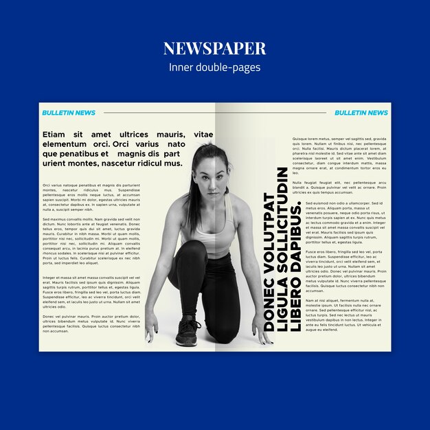 spor newspaper inner double-pages