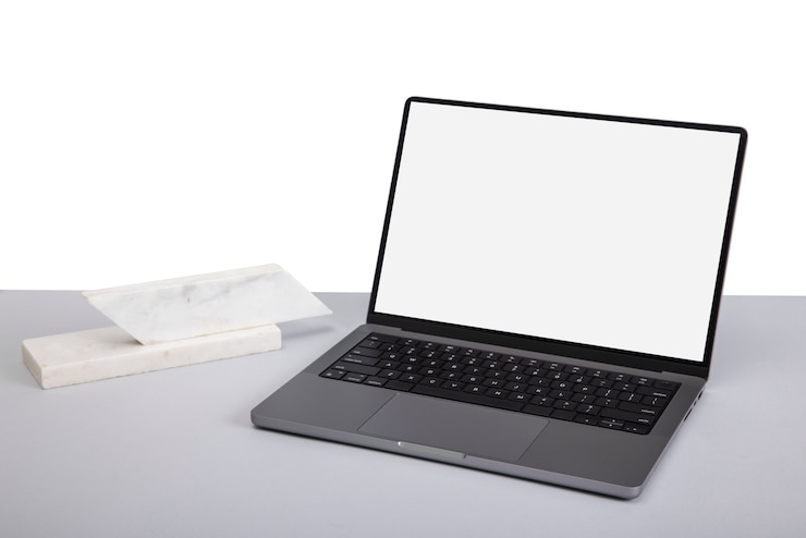 Gratis PSD stilleben av minimal teknologienhetskjerm