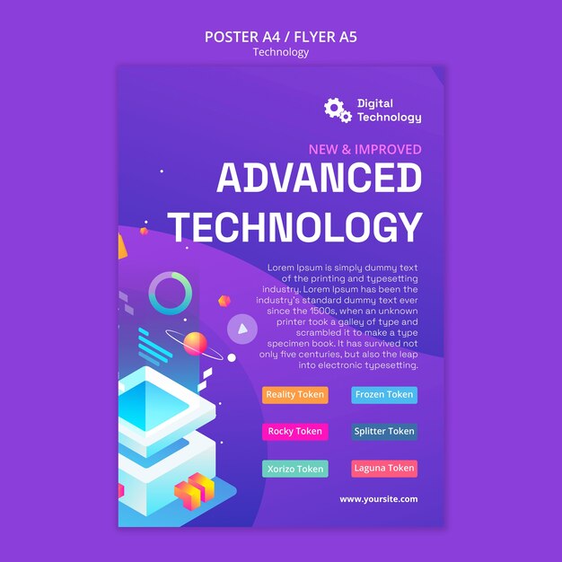 technology template design