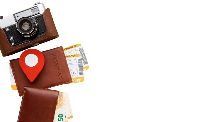 Gratis PSD topbillede af rejseartikler