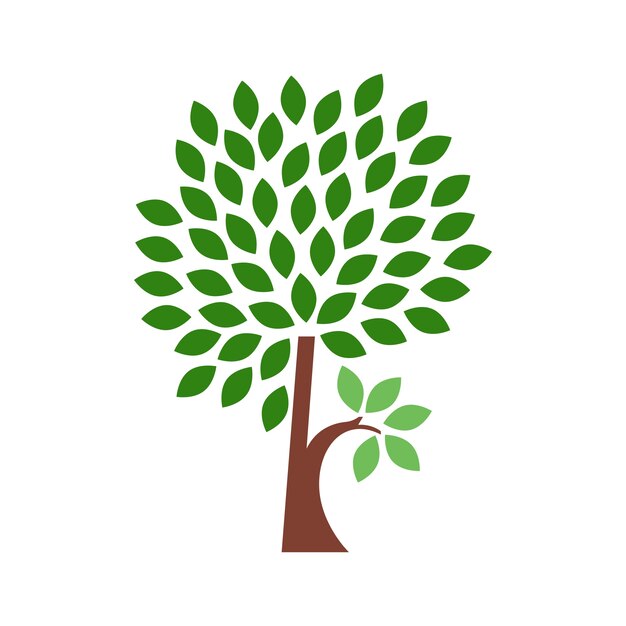 trees illustration isolated