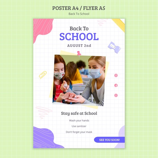 Utskriftsmal for skolestart