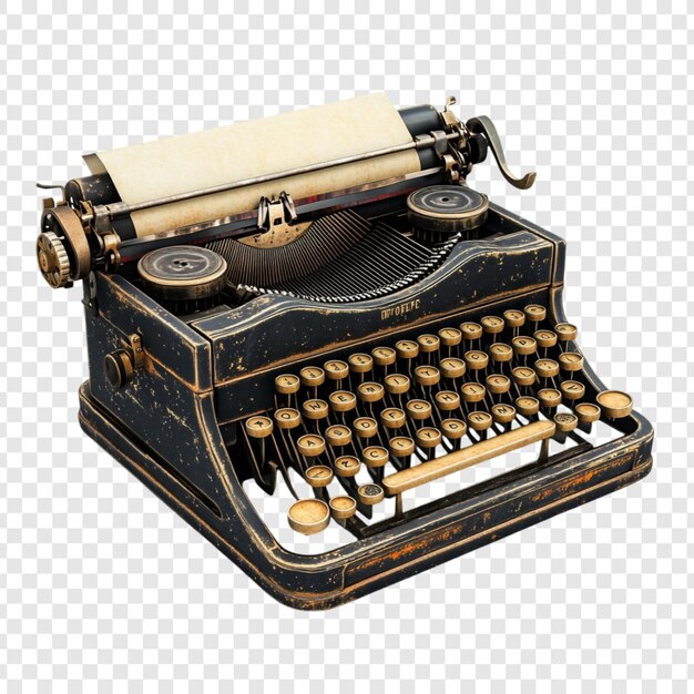 vintage typewriter antique nostalgia writing old machine aged keys paper roll