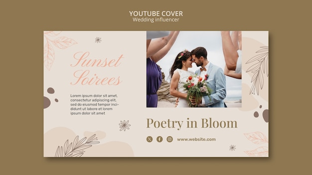 wedding influencer template design