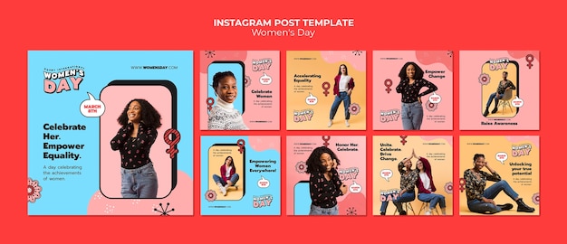 women's day celebration instagram posts