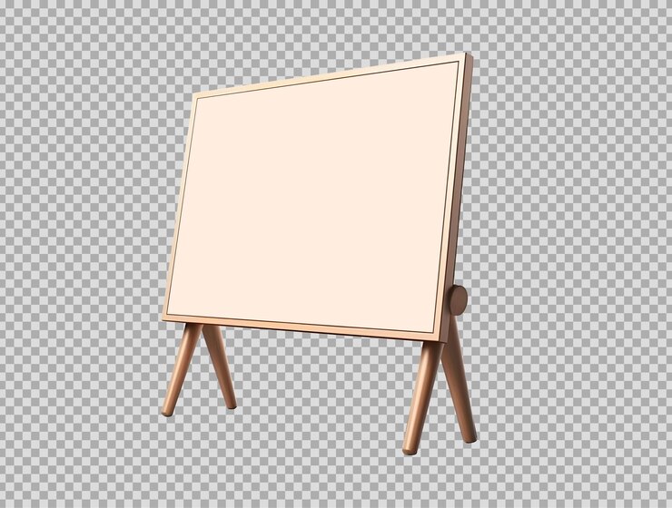 Gratis PSD wood tv serif isolated on background