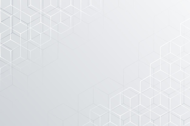abstract and smooth geometric white background with blank space vector