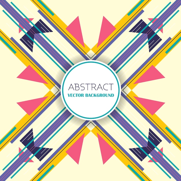 Abstract background with a retro styled pattern