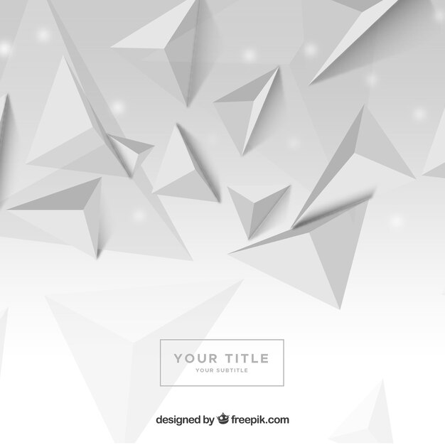 Abstract background with triangular shapes