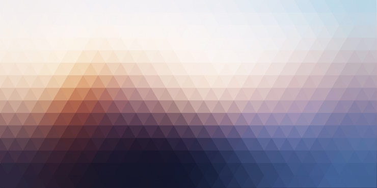 Gratis Vektor abstract banner background with low poly 