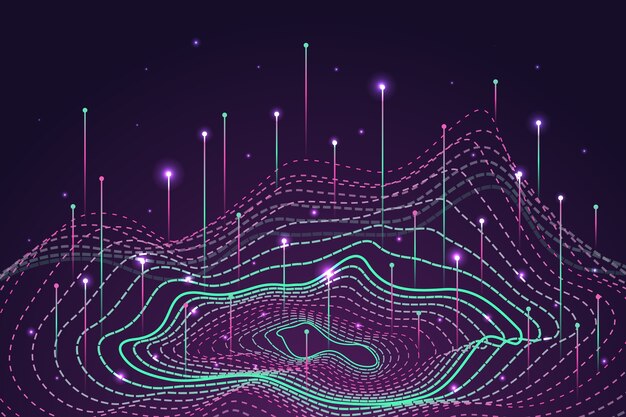 Abstract big data concept background