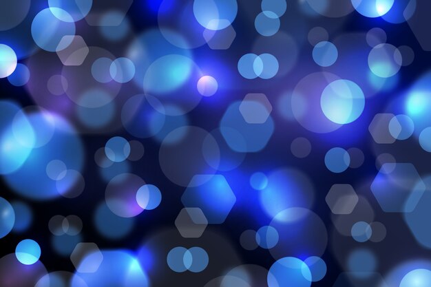 Abstract bokeh with soft light background