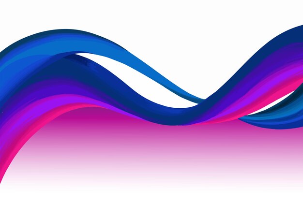 Abstract flowing colorful stylish wave background