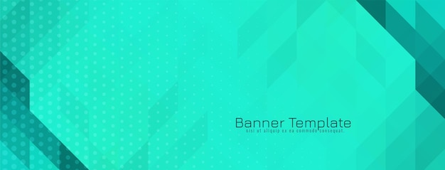 abstract geometric triangular mosaic pattern banner design