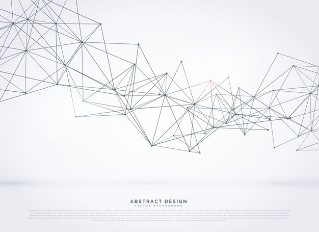 Abstract geometric wireframe background