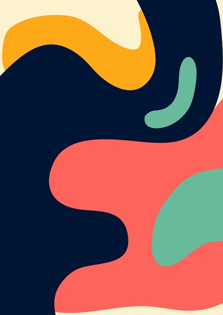 Abstract minimal boho style background design