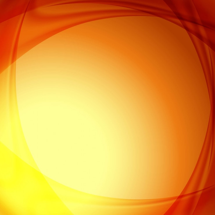 Gratis Vektor abstract orange background design with space